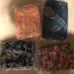 4 pairs of new lularoe tween leggings